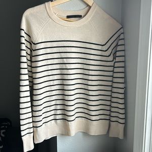 Jenni Kayne Striped Cashmere Sweater